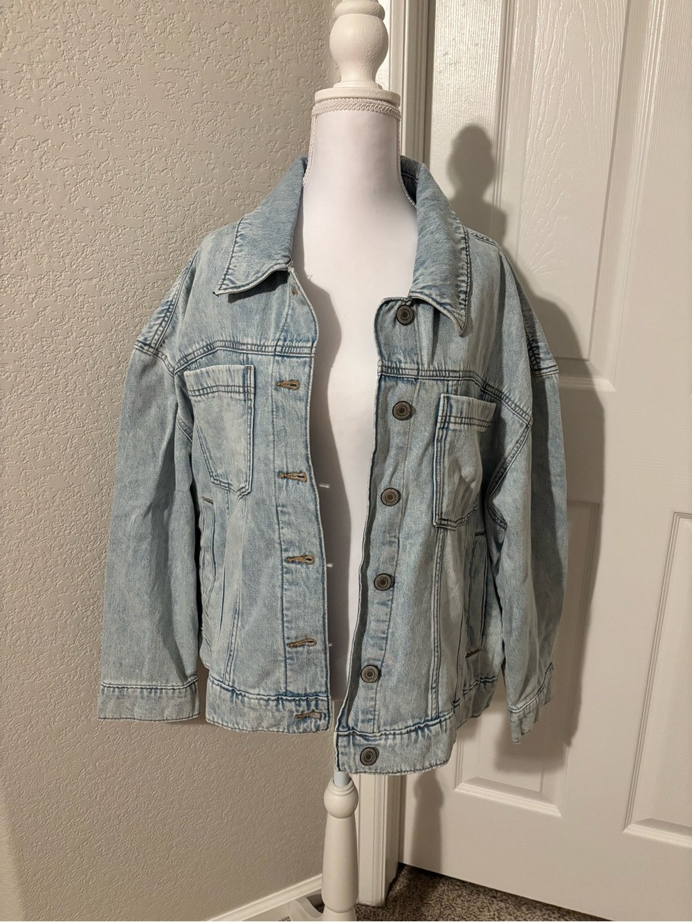 SO Light Blue Washed Denim Jacket
